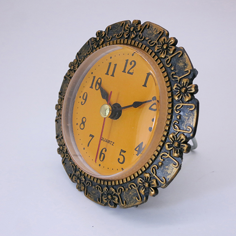 Đường kính 80MM Plum Antique đồng hồ treo tường