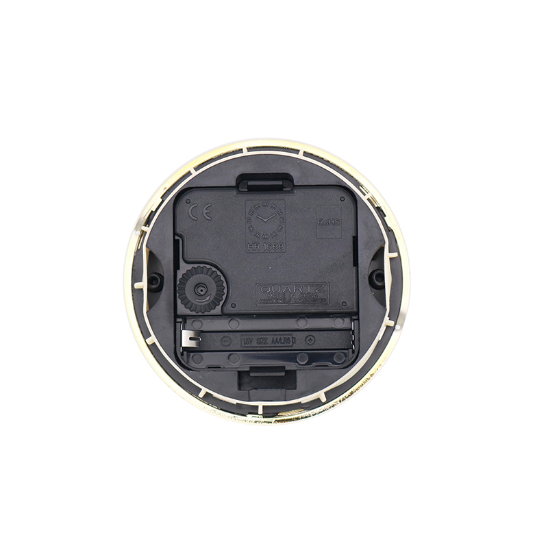Đồng hồ treo tường vàng 90mm đáy Ả Rập chèn