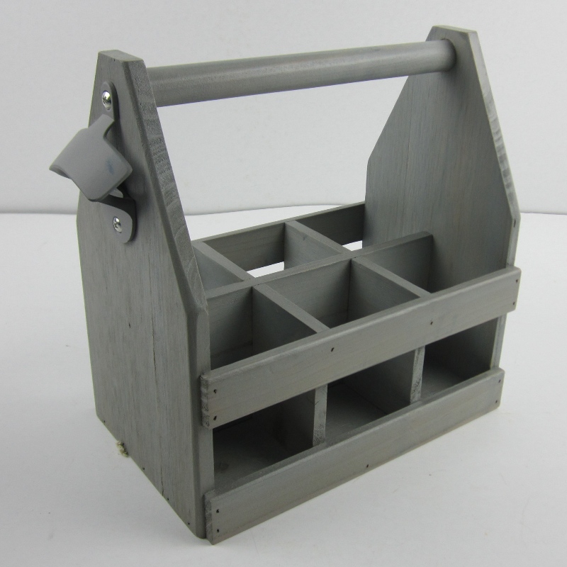 Uống bia gỗ Thùng bia rỗng rỗng với Opener