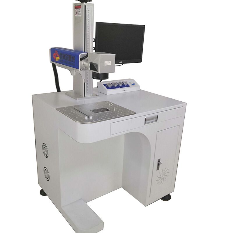 Máy khắc laser sợi quang IPG raycus chất lượng cao 20W / 30W / 50W cho thiết bị chế tạo logo trang sức kim loại
