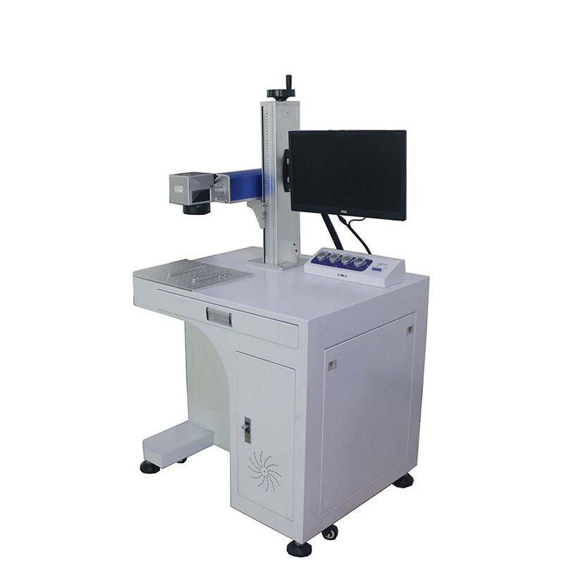 Máy khắc laser sợi quang IPG raycus chất lượng cao 20W / 30W / 50W cho thiết bị chế tạo logo trang sức kim loại