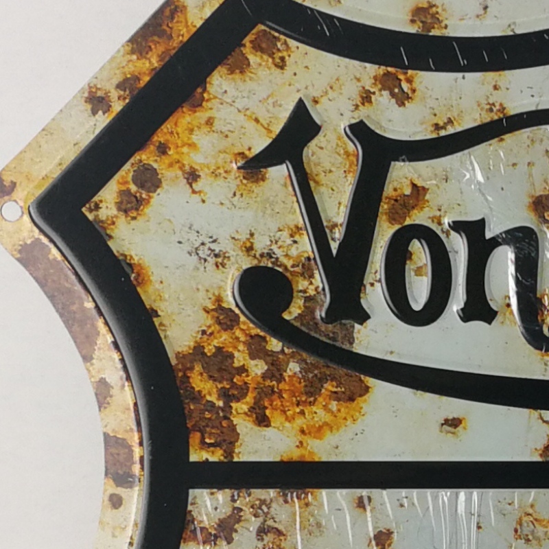 Vintage dập nổi Kim loại thiếc Dấu hiệu cho trang trí nhà quán rượu hoặc Dấu hiệu cảnh báo Dấu hiệu tin tức Retro Tấm trang trí cổ điển Kim loại Wall Art