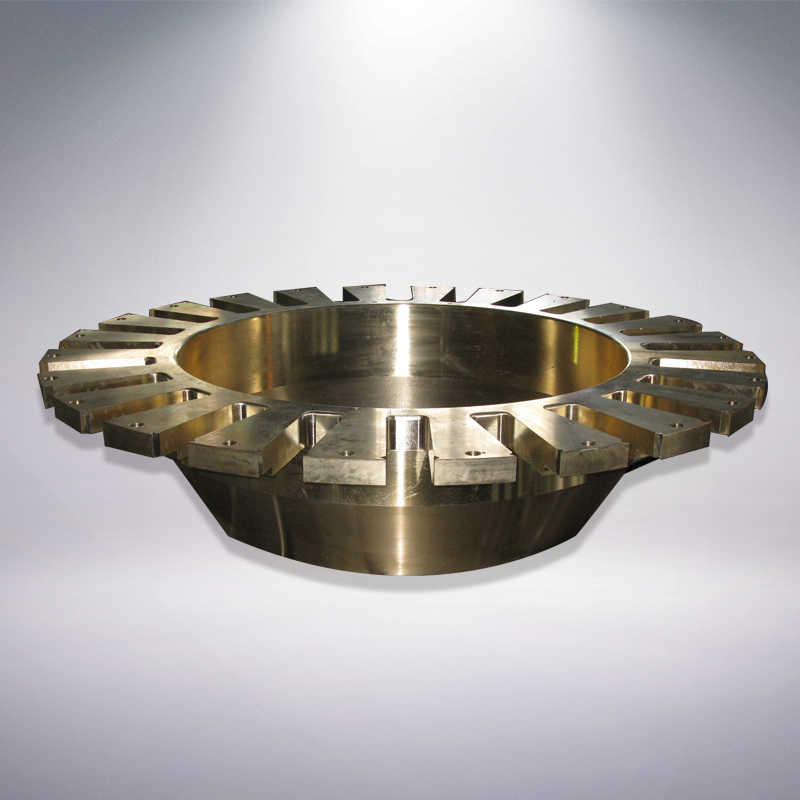 Đồng, Vòng bi bằng đồng, Máy nghiền ống lót cho máy móc khai thác