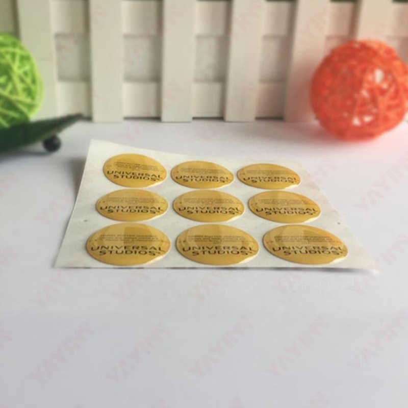 Nông dân sản xuất nhãn mẫu mực màu đặc biệt Nhãn mẫu pha lê nhỏ giọt có môi trường làm nóng nhãn dán tự dính