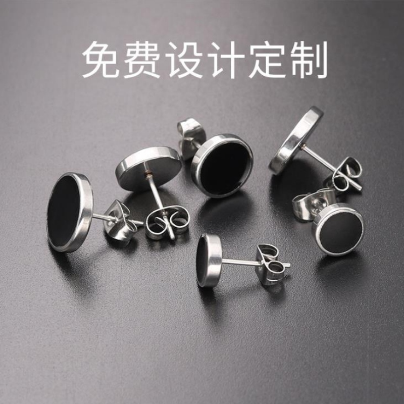 Nhà máy trực tiếp pha lê thả bông tai bông tai, bông tai pha lê trong suốt thả nhựa PVC thả nhựa quá trình tùy chỉnh