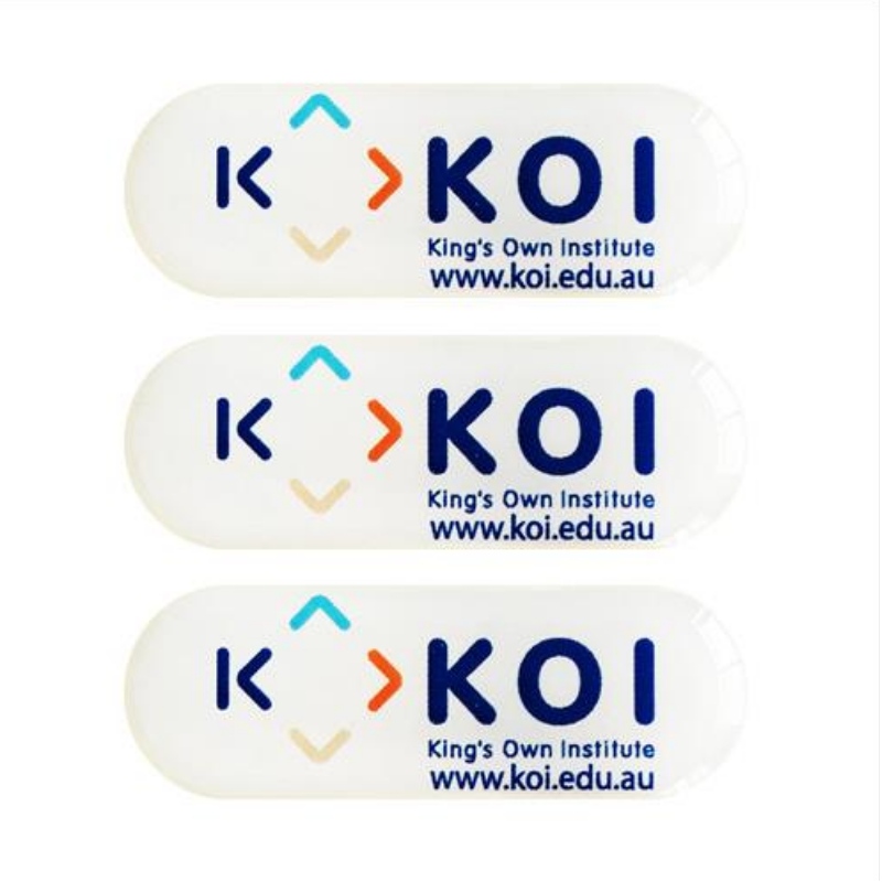 Cung cấp PVC thả nhựa tinh thể thả bảng tên keo, dán keo trong suốt thả, acrylic thả keo sáng tạo logo tùy chỉnh