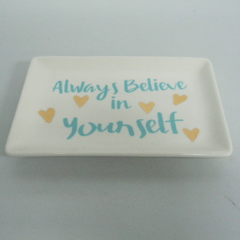 Dịch vụ Thực phẩm gốm Dịch vụ xuất phát Plate 4'x5.75'x0.6'