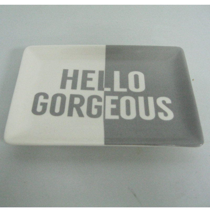 Dịch vụ Thực phẩm gốm Dịch vụ xuất phát Plate 4'x5.75'x0.6'