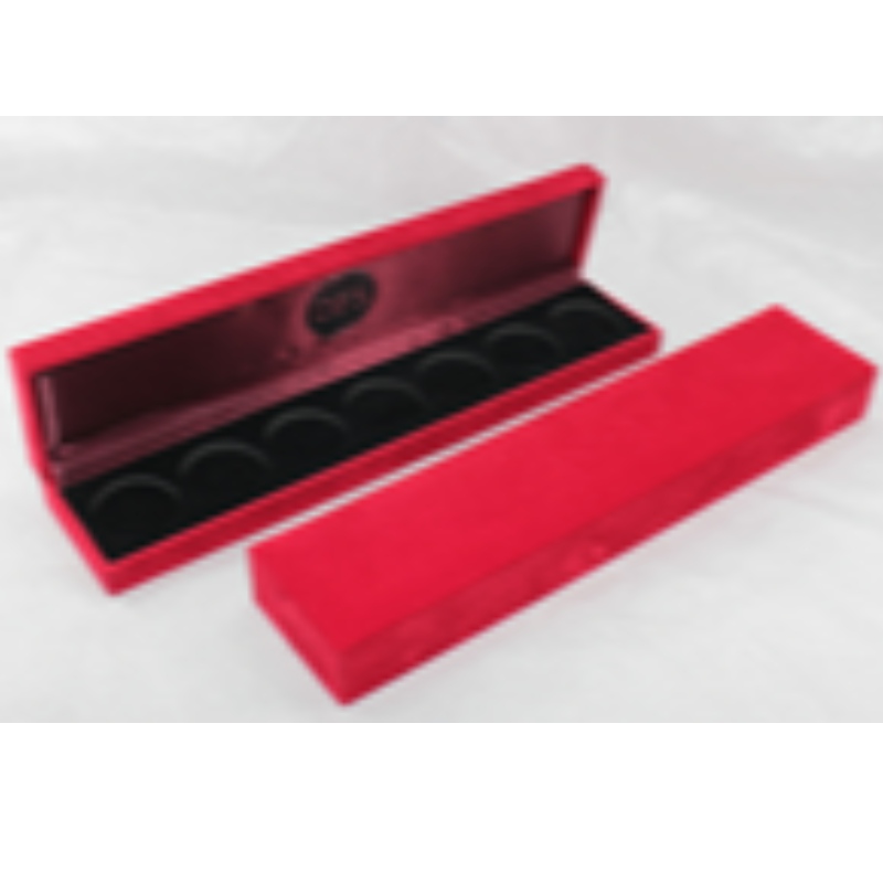 Mục V-11 hình chữ nhật Hộp giấy giả da cho đồng xu 210 * 35mm, huy hiệu & vòng cổ, vv mm. 240 * 52 * 30, trọng lượng khoảng 130g