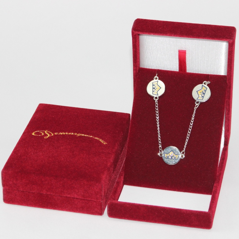 Vật phẩm Hộp da PU vuông V-17L cho huy chương 65 * 90 mm, huy hiệu, đồng xu, vv mm. 80 * 110 * 34, trọng lượng khoảng 90g