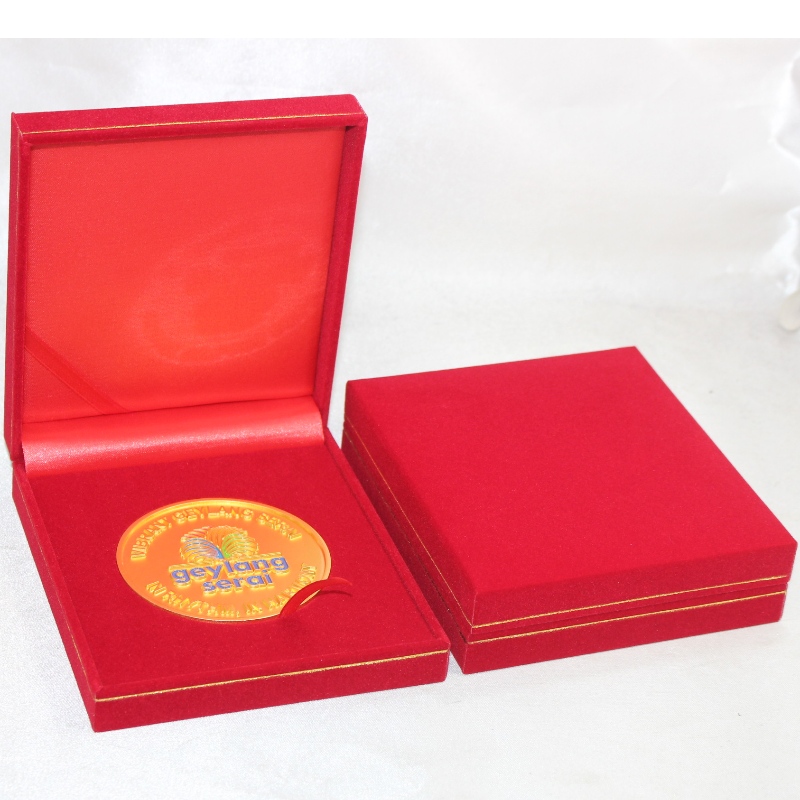 Vật phẩm Hộp da PU V-19 vuông cho đồng xu 90 * 90mm, huy chương & huy hiệu, vv mm. 110 * 125 * 33, trọng lượng khoảng 140g