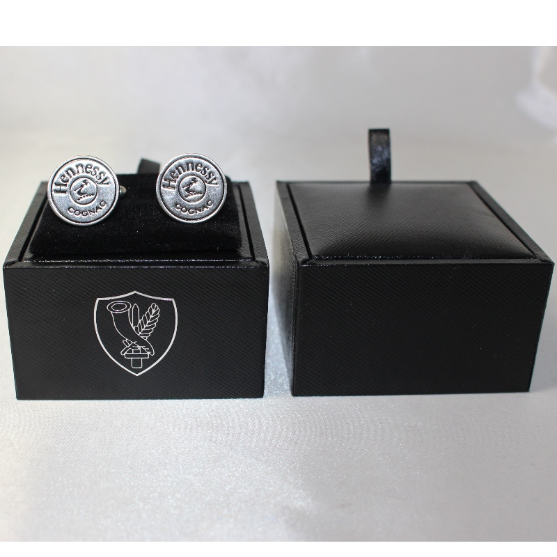 Mục V-20S hộp da PU vuông cho đôi khuy măng sét, vv mm. 65 * 65 * 38, trọng lượng khoảng 62g