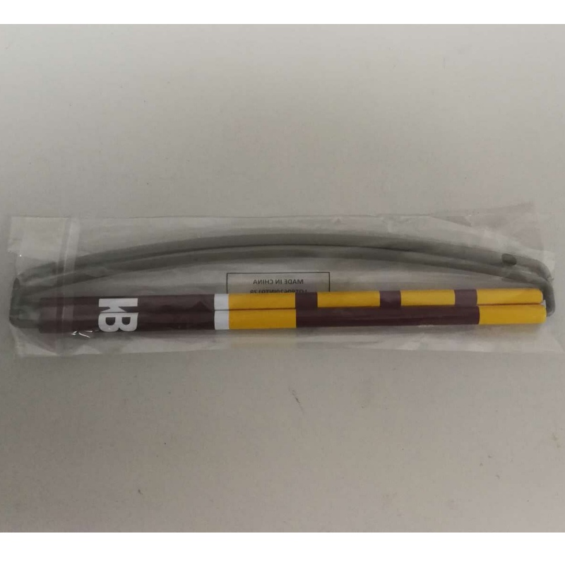 Tự chọn the Logo Hand Held Roller Banner- màu đỏ 24x6CM