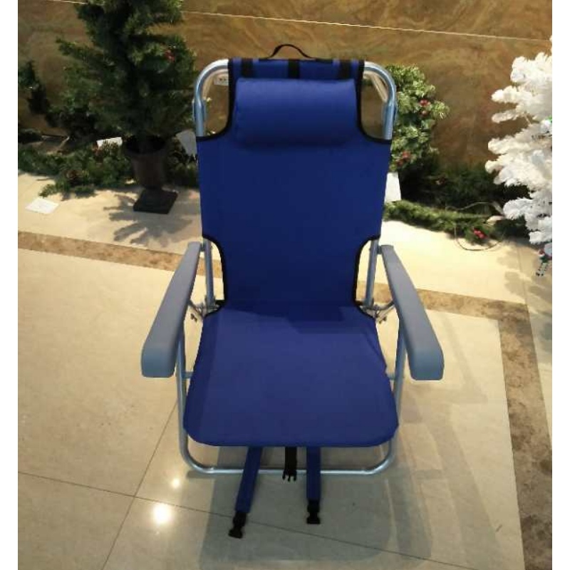 Ngoài trời xếp chồng thép ba lô di động gấp bãi biển cắm trại