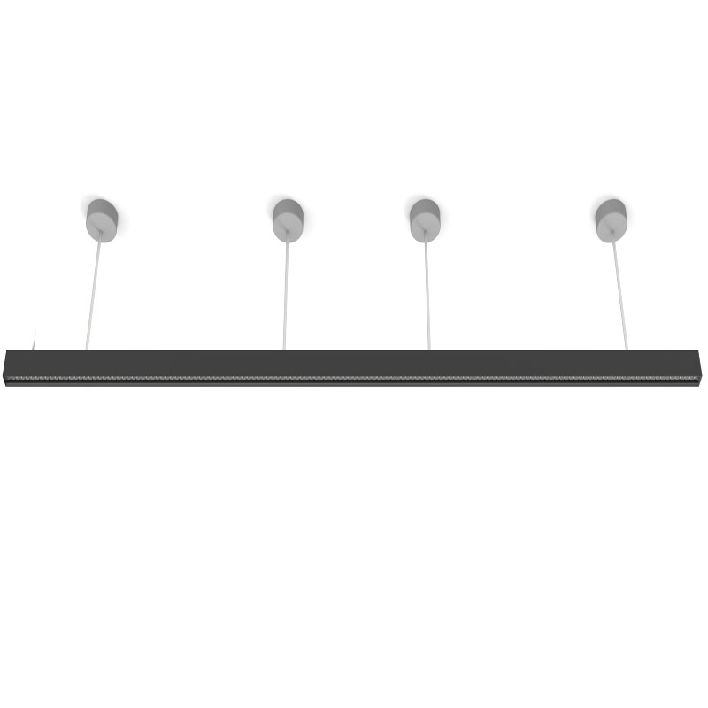 Giải pháp chống lóa UGR \u003C16 không có ốc vít Đèn LED tuyến tính cho lớp học văn phòng trung tâm mua sắm