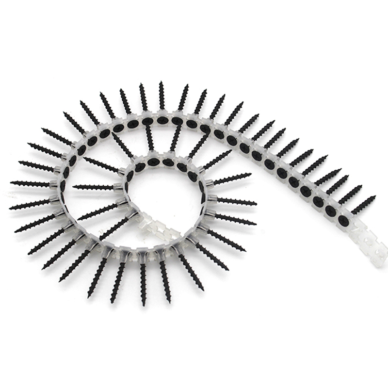 Dải nhựa đối chiếu tường vít tường thạch cao màu đen để lắp đặt