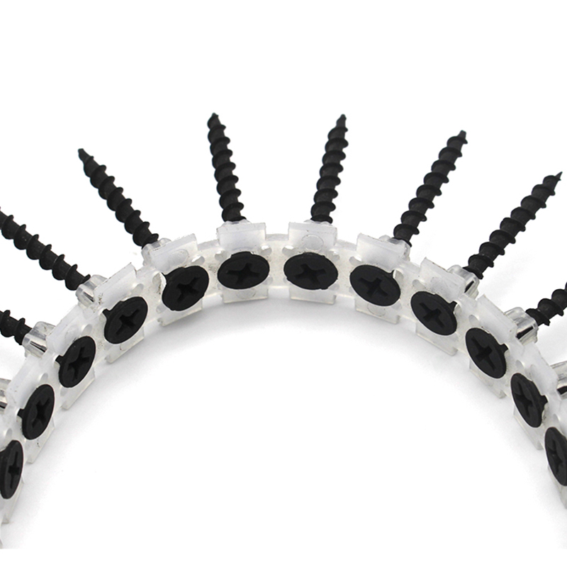 Dải nhựa đối chiếu tường vít tường thạch cao màu đen để lắp đặt