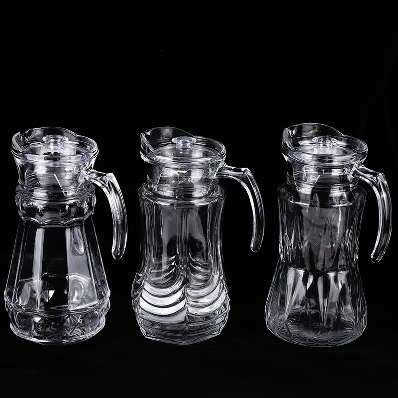 Bán buôn tại chỗ Kính trong suốt Chói mắt Ấm siêu tốc Công suất lớn Chịu được nhiệt độ cao Nước lạnh Bình đựng nước uống Nước uống tùy chỉnh