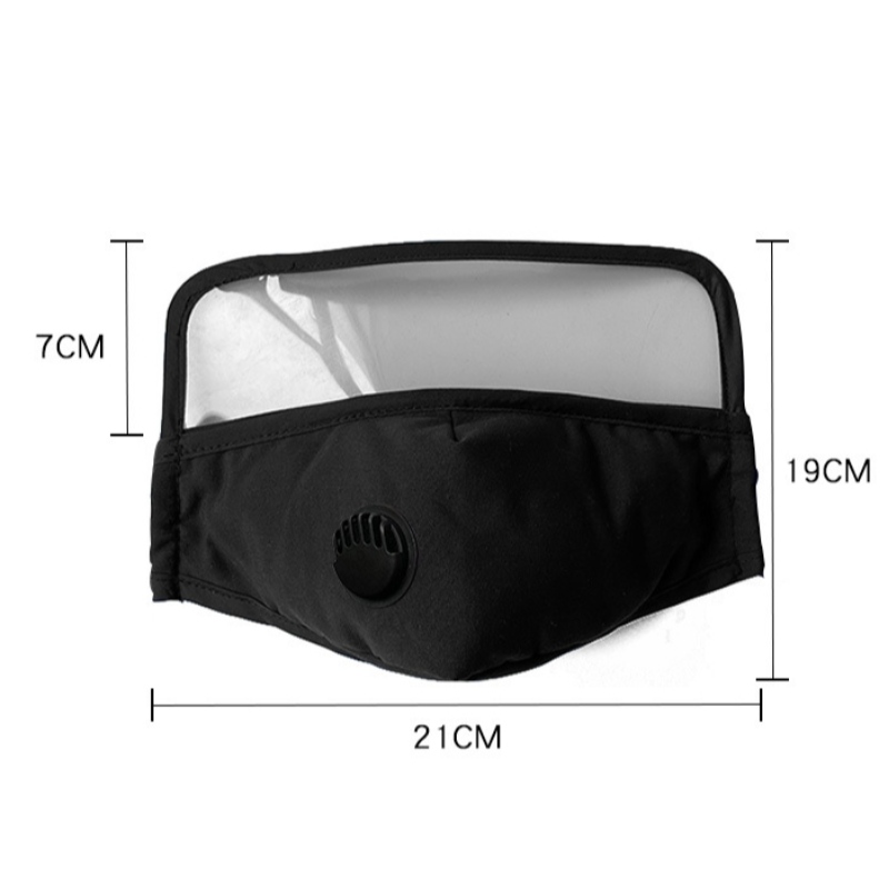 WOVEN FACE MASK 100% Cotton thân thiện với da và miệng với bộ lọc PET & PM2.5 chống sương mù hai mặt