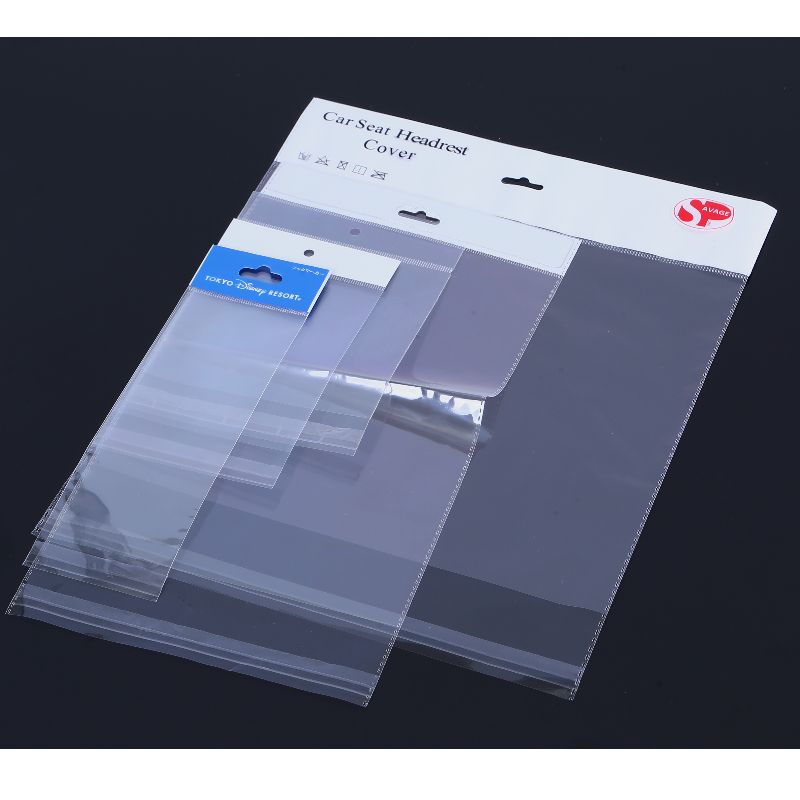 In đầy màu sắc tự dính Con dấu túi nhựa OPP với tiêu đề