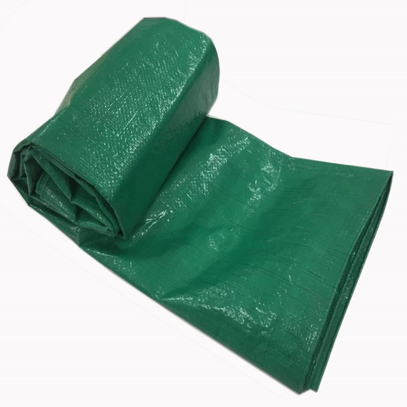 Màu xanh lá cây dệt bằng vải bạt dệt vải bạt LDPE PE