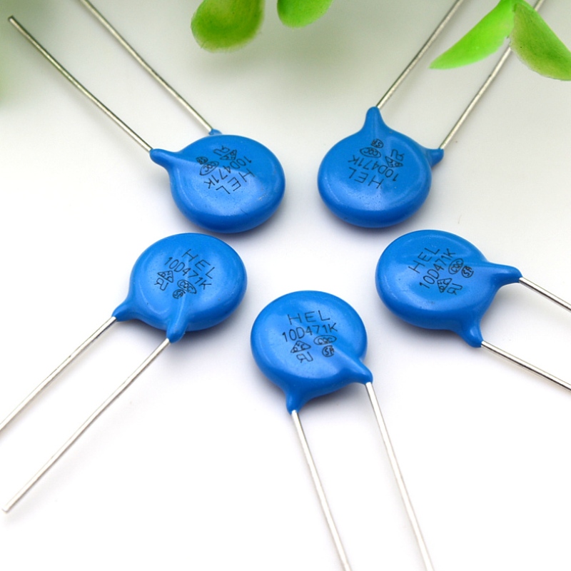 Máy biến áp kim loại HEL Metal Oxide 5D ~ 20D màu xanh, mô hình hoàn chỉnh và được chứng nhận UL, VDE, CQC