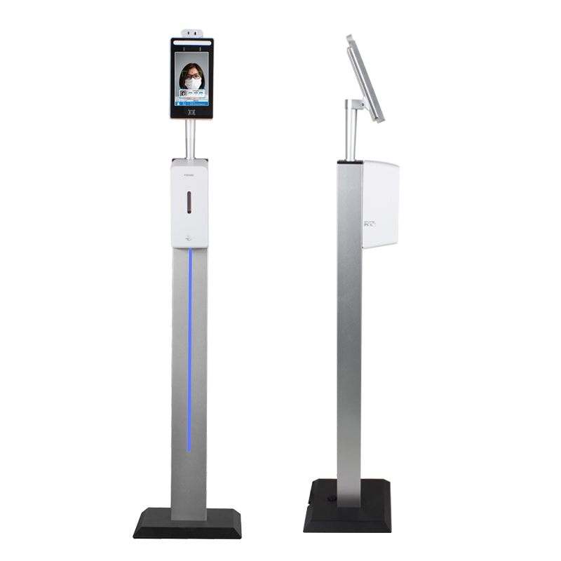 2020 Hình dạng mới nhất 8 inch nhận dạng khuôn mặt cơ thể đo nhiệt độ sàng lọc kiosk