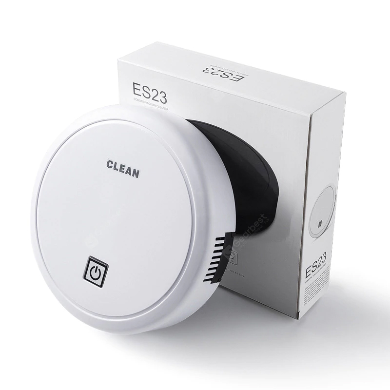 ES23 Tự động sạc USB Robot quét không dây Máy hút bụi không dây Máy làm sạch robot Robot Thảm Robot Robot lau nhà Aspirador - Trắng