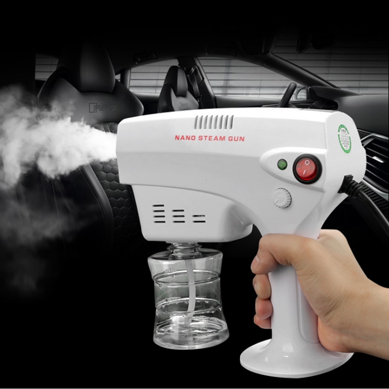 Máy tiệt trùng tự động Pro tóc nano hơi nước súng xanh khử trùng anion điện khử trùng súng phun nano