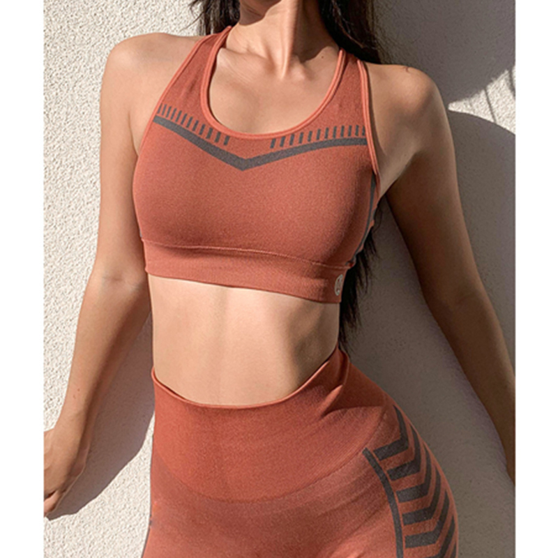 Áo vest nữ Yoga thoáng khí thể dục chuyên nghiệp bra bra bra thể thao chống sốc