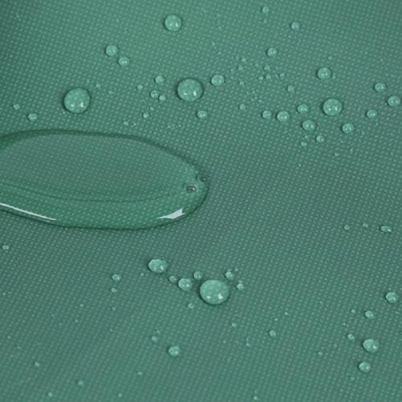 Vải bạt PVC rõ ràng Vinyl phủ vải polyester chống thấm vải bạt màu đen