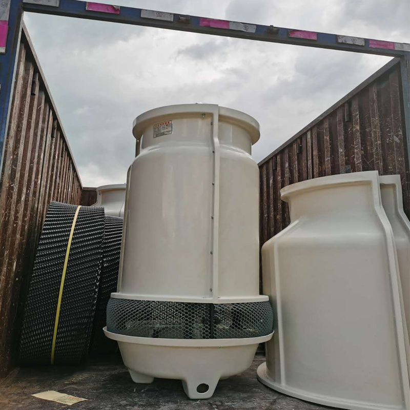 Tháp nhựa lạnh gia cố sợi thủy tinh lạnh 8 tấn