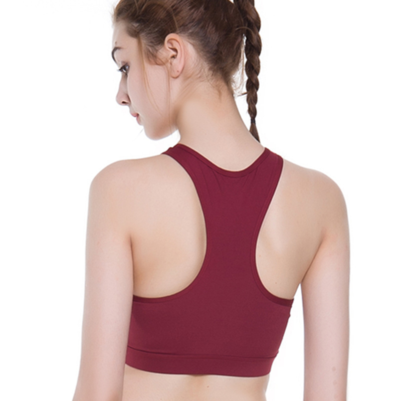Áo ngực thể thao mới chống sốc áo ngực tập thể dục với ren và dệt áo ngực thể thao gợi cảm
