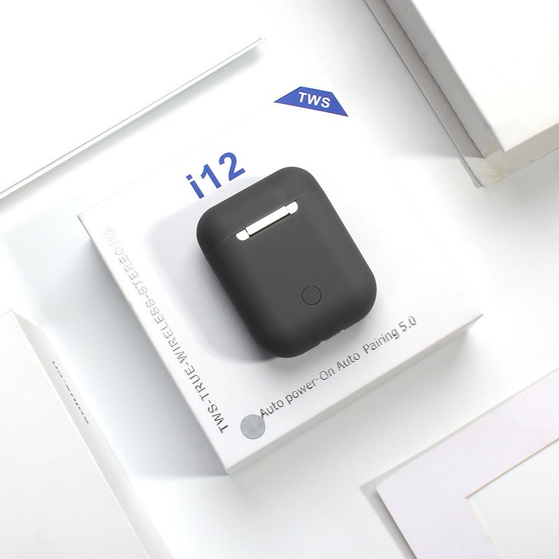 Tai nghe không dây màu xanh răng 5.0 điều khiển cảm ứng sạc không dây tai nghe màu xanh