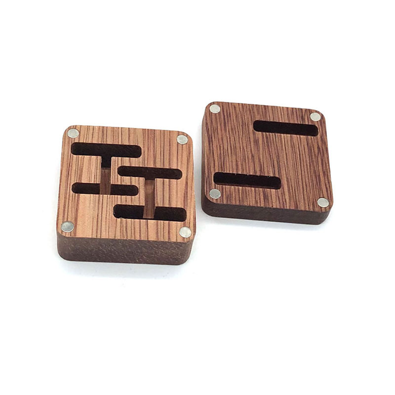 Hộp gỗ trang sức Cufflink tùy chỉnh