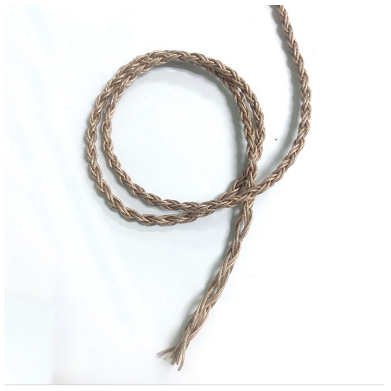 Tai nghe 5N Dây DIY dây tai nghe 8 dây đơn pha lê mạ bạc Dây tai nghe HiFi