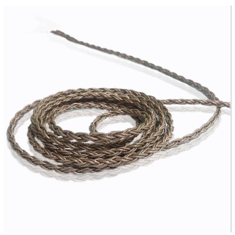 Tai nghe 5N Dây DIY dây tai nghe 8 dây đơn pha lê mạ bạc Dây tai nghe HiFi