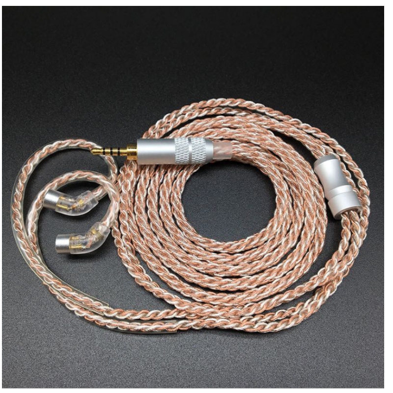 Tự động nâng cấp sợi dây điện thoại IE80/ se846 sốt 4N duy nhất mạ bạc đồng