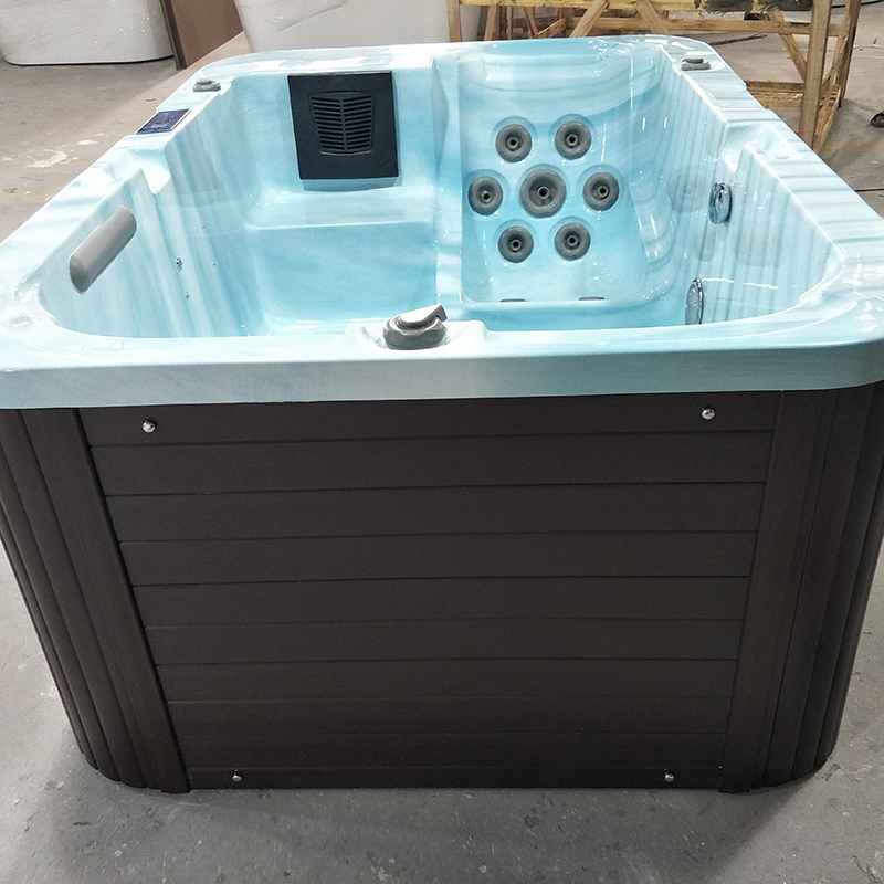 Bồn tắm cao cấp Spa 3 người Whirlpool Spa ngoài trời Spa Bồn tắm nước nóng Bồn tắm tạo sóng