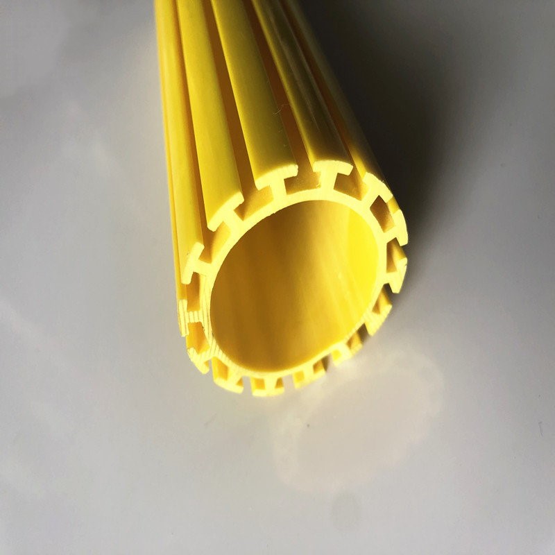 tùy chỉnh được thực hiện đùn PVC hồ sơ ống nhựa hồ sơ ống nhựa cho kẹo mút hỗ trợ khe trượt