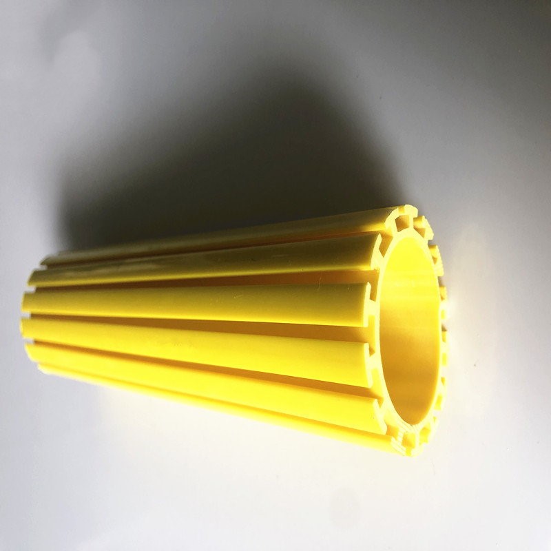 tùy chỉnh được thực hiện đùn PVC hồ sơ ống nhựa hồ sơ ống nhựa cho kẹo mút hỗ trợ khe trượt
