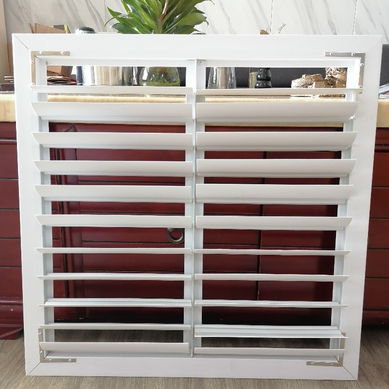 Tùy chỉnh đùn nhựa PVC Rèm cửa chớp bằng nhựa trồng cây Cửa chớp Cánh đảo gió cho quạt hút