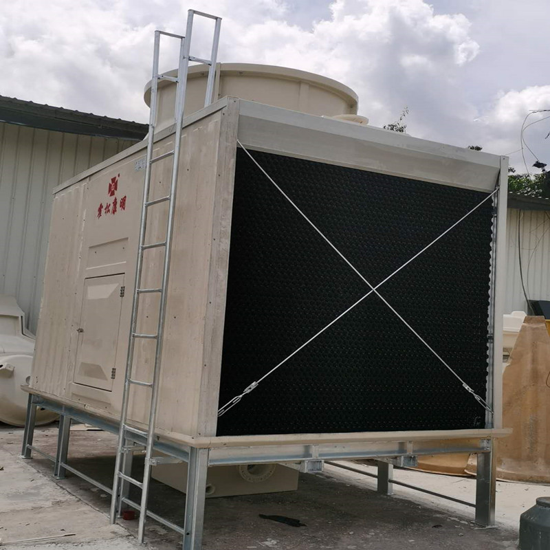 100 tấn tháp giải nhiệt nước thủy tinh dòng chảy chéo