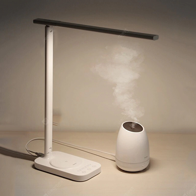 Baseus ACLT-B02 Đèn bàn LED có thể gập lại 2 trong 1 với bộ sạc không dây Đèn bàn học sinh đọc sách dành cho trẻ em (Sản phẩm của Hệ sinh thái Xiaomi) - Màu trắng