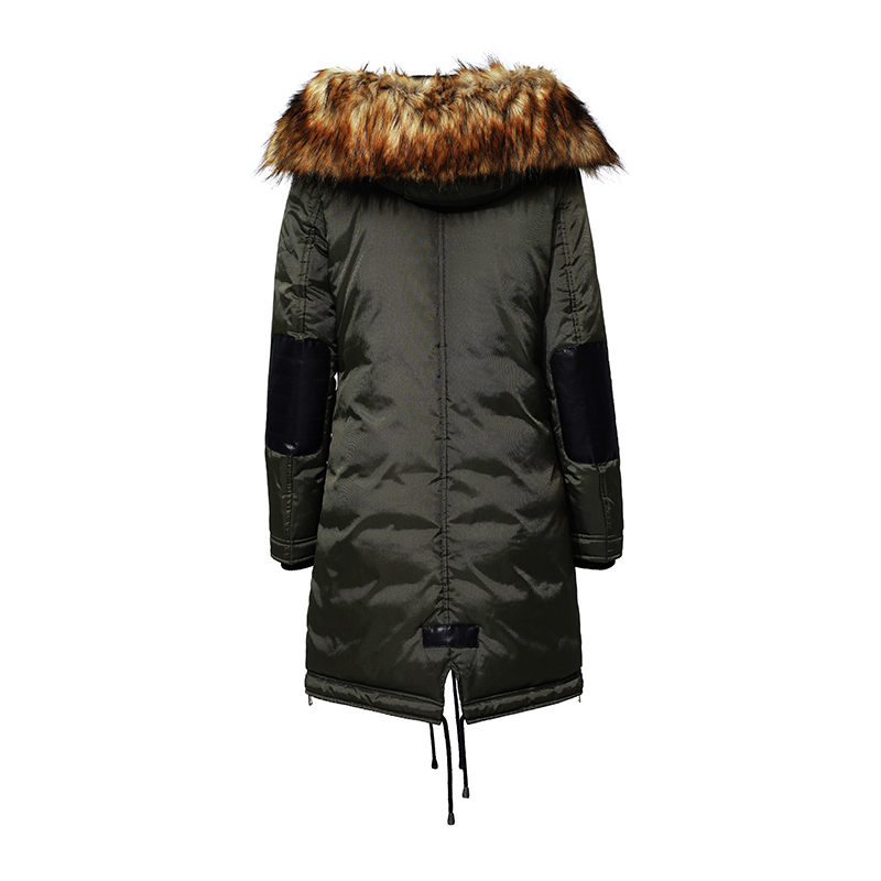 Áo khoác ấm áp dành cho phụ nữ mũ trùm không thể kiểm soát