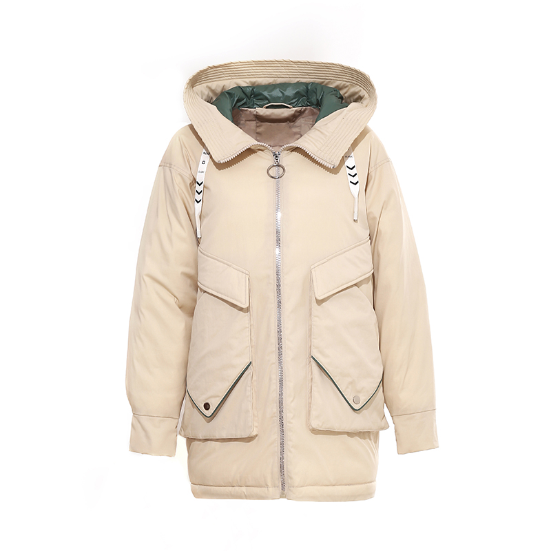 Áo khoác Midi With big hood