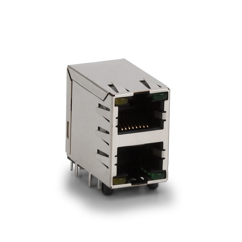 RJ45,2X1,LED,Description