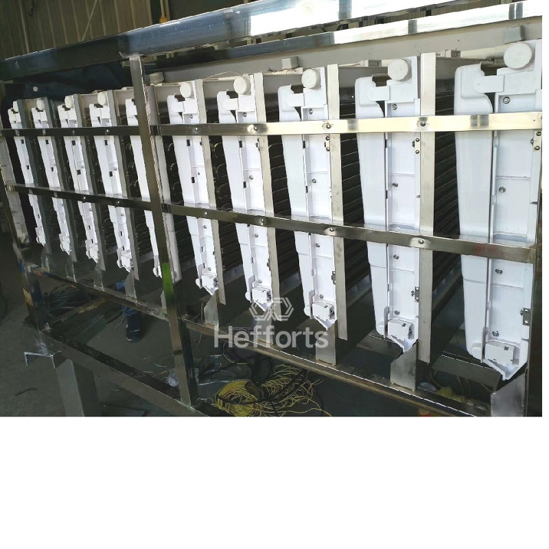 Dễ lau chùi và giặt đồ thép không rỉ tự động máy đóng băng khối lớn có khả năng