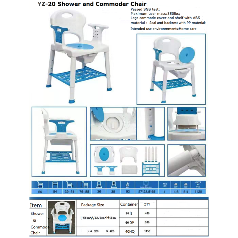Vòi hoa sen nhựa và ghế Commode