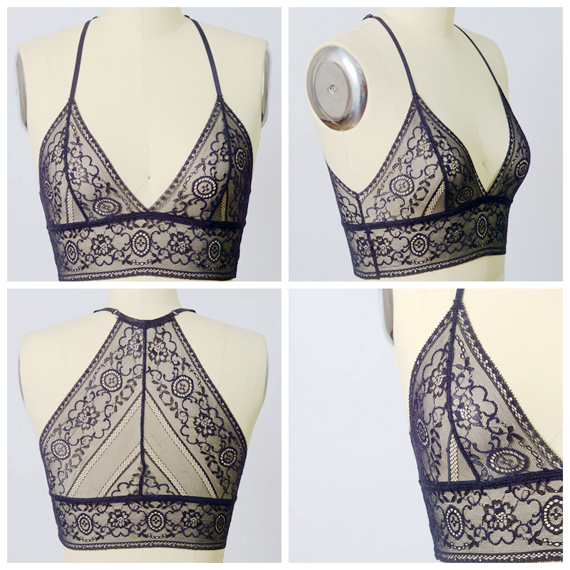 GA-5394 Grace Girl Chantilly Line Long Line Bralette Bán buôn